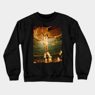 Basket - Erving vtg poster Crewneck Sweatshirt